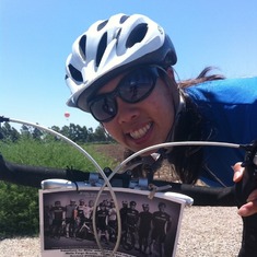 Bike riding in memory of Willis - Diana Tran (Irvine, CA)