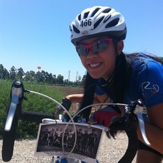 Bike riding in memory of Willis - Virginie Vo (Irvine, CA)