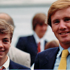Alex Fordyce & Wilson @ GCDS graduation 1986