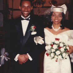 Wedding day 1992.