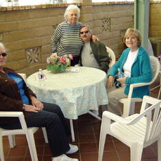 April 2010. Barbara, Winifred, Marty and Terri