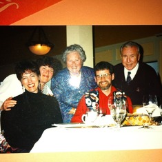 Darlene Morrow, Joan Rijkels, Aunt Winifred, Bill Morrow and Uncle John in 1997?