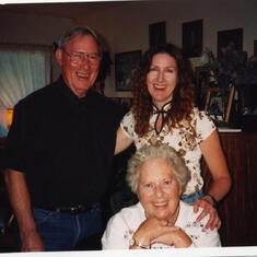 Sep 2003 Dennis, Diana and Winifred - Sept 2003