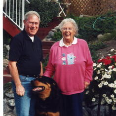 Sep 2003  Dennis, Winifred and Rosco