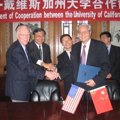 In 2008, Dean Ko and Chancellor Vanderhoef went to Peking University, China.