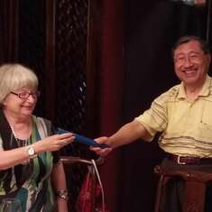 Passing of "MPS baton" to Alex in Nanjing