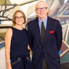 Woody and Kirsten, Michener Art Museum, July 2015