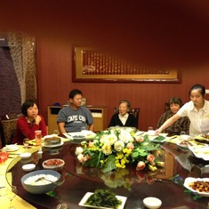2012和妈妈及家人最后一次聚餐