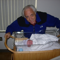 Grandpa Yilmaz at Henry's Birth December 29, 2006