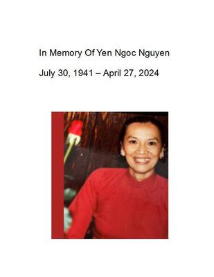 Yen Ngoc Nguyen