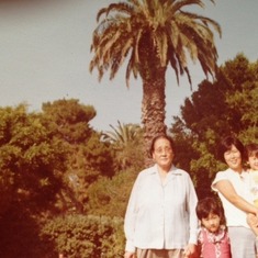 Mom, Grandmother (Dad's mom), Julie and Helen