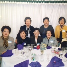 Mom at a conference with her friends