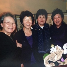 Mom and Friends (looks like someone just told a joke)