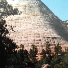 Mom and her mother at Zion National Park