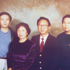 Proabably vintage 1992, Family photo taken in Houston, Texas