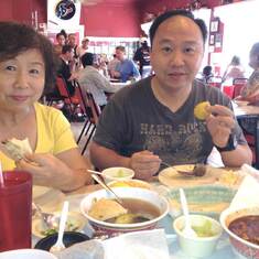 I like to have Mexican taqueria when I come back to Houston.  My mom and I usually share our food together.  She always loved the free chips...
