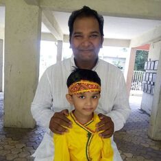 With his Son.. Aarish..