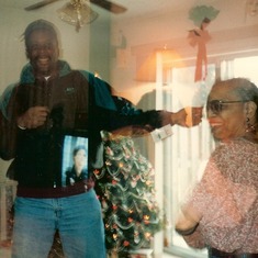 george and gma dancing
