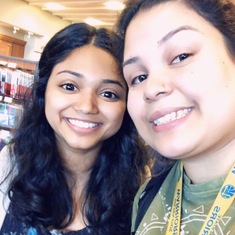 She sent me this pic on her and another member of our advisory- 1st day of school at CSUEB in 2019. 