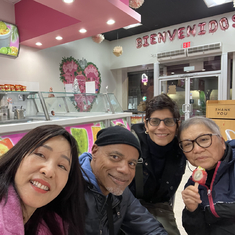 At Yongsoon's favorite ice cream shop
