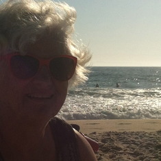 Stopped at San Clemente beach on our drive down to San Diego from Cousin's 80th Birthday in OC.