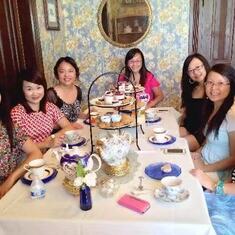 Afternoon tea with girlfriends