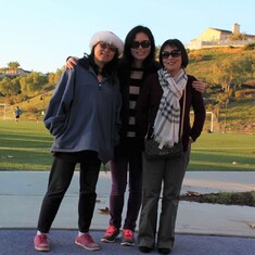 Yuaner, Cathy and Xiaohui, San Dieog, 2014