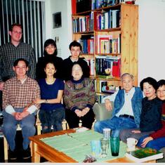 Chiu family visit Peg and Ken 1999