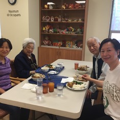 Lunch at Aunt's Old Age Home