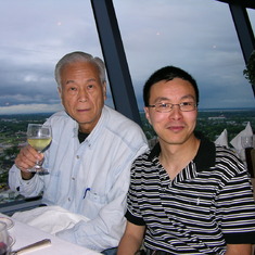 Family dinner at Skylon Tower.