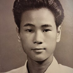 Dad's portrait in his youth