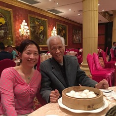 Dad's 85th with Yan