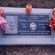 Yvette at her resting place we will be together