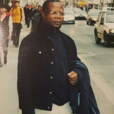 My handsome dad in downtown Toronto 