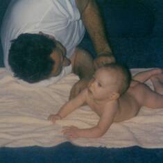 Grandpa and Zach 1990