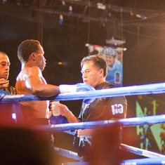 One of the first fights I attended, with Victor and Hassan in the ring
