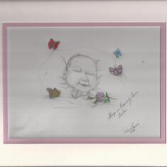 Drawing from a kind person from my babycenter group <3