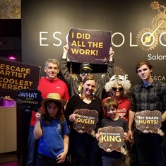 Escape Room with Family Jan '20