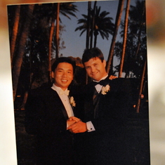 Zarko sharing my happiness as the best man at my Millenium wedding, January 1st, 2000, Honolulu, Hawaii.