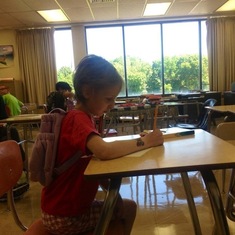 Attempting to go to summer school,  summer of 2013, but she was very weak