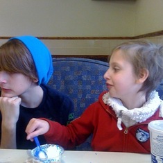 Ethan and Zoe always together. She was so lucky to have the best big brother in the world.