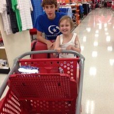 More goofiness and relief at Target.
