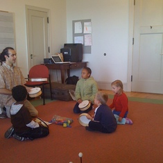 A little music class I signed her up for downtown  