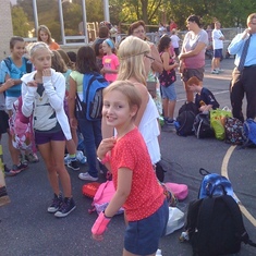 First day of school, Sept 4, 2012.